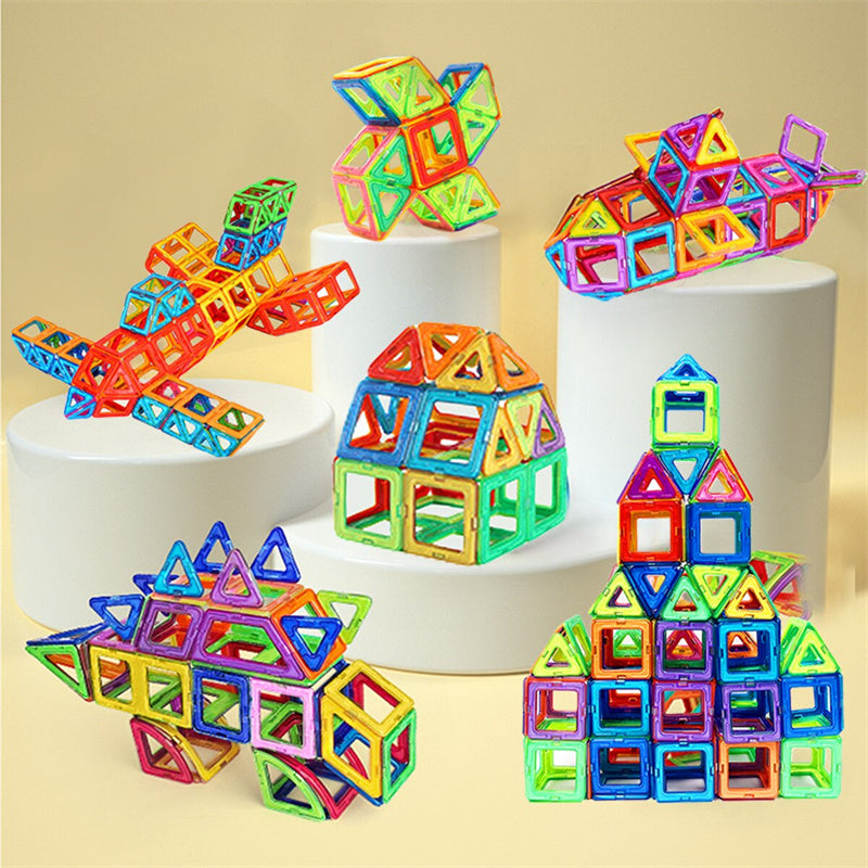 Magnetic Building Blocks DIY Set - Safe ABS Toys for Kids