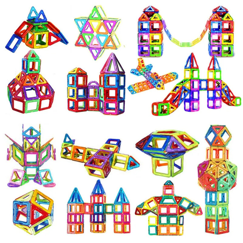 Magnetic Building Blocks DIY Set - Safe ABS Toys for Kids