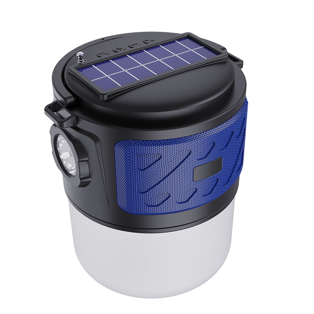 Solar Camping Lantern Speaker - Portable Audio & Light Combo