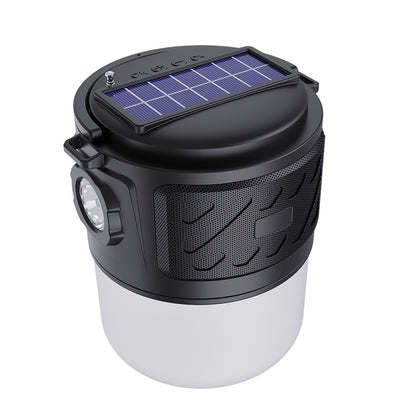 Solar Camping Lantern Speaker - Portable Audio & Light Combo