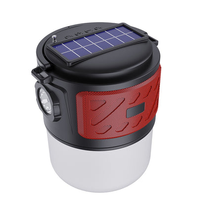 Solar Camping Lantern Speaker - Portable Audio & Light Combo