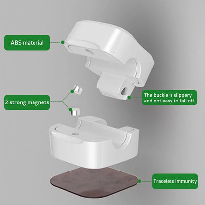 Cable Management Clips: Magnetic Under Desk Organizer