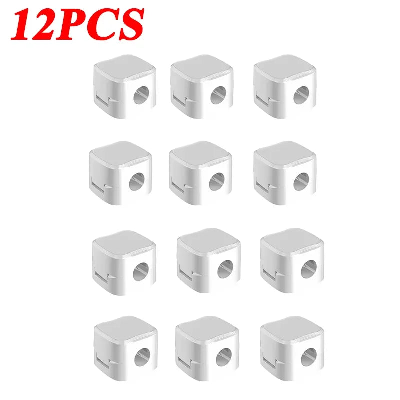 12PCS White