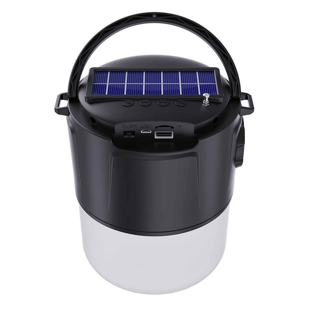 Solar Camping Lantern Speaker - Portable Audio & Light Combo