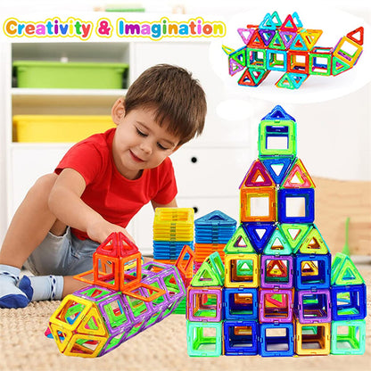 Magnetic Building Blocks DIY Set - Safe ABS Toys for Kids