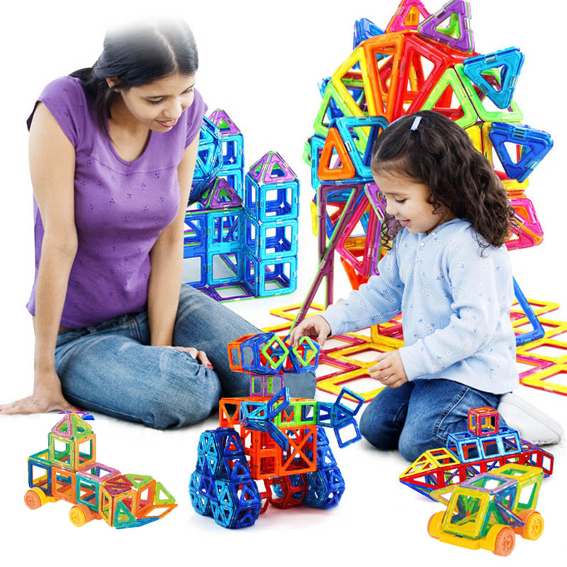 Magnetic Building Blocks DIY Set - Safe ABS Toys for Kids