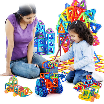 Magnetic Building Blocks DIY Set - Safe ABS Toys for Kids